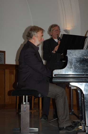 Berthold Wicke am Klavier und Michael Neuhalfen an der Klarinette